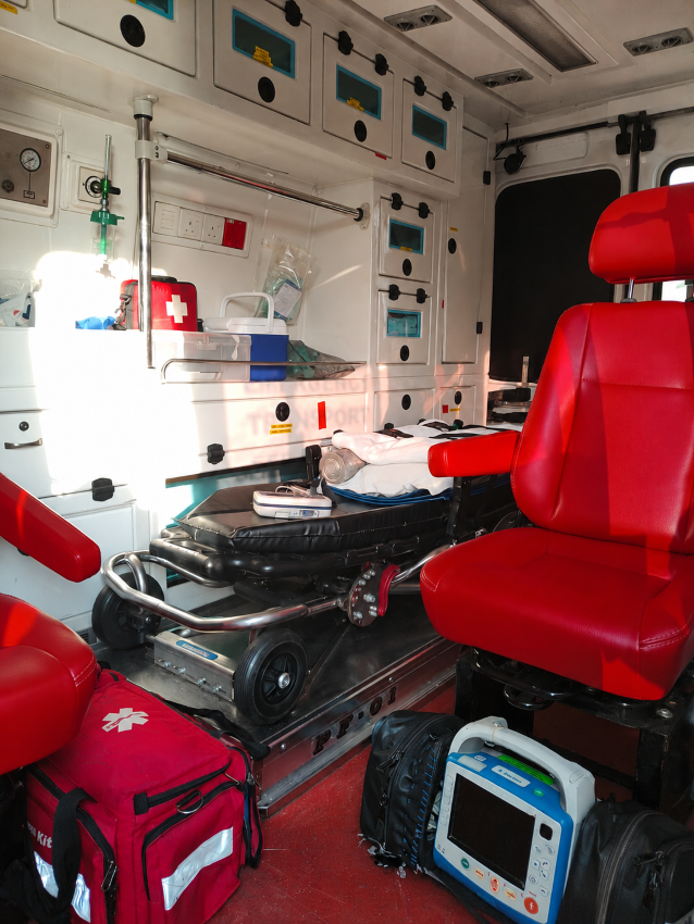 AMS Fully Equipped Grade A Ambulance Interior